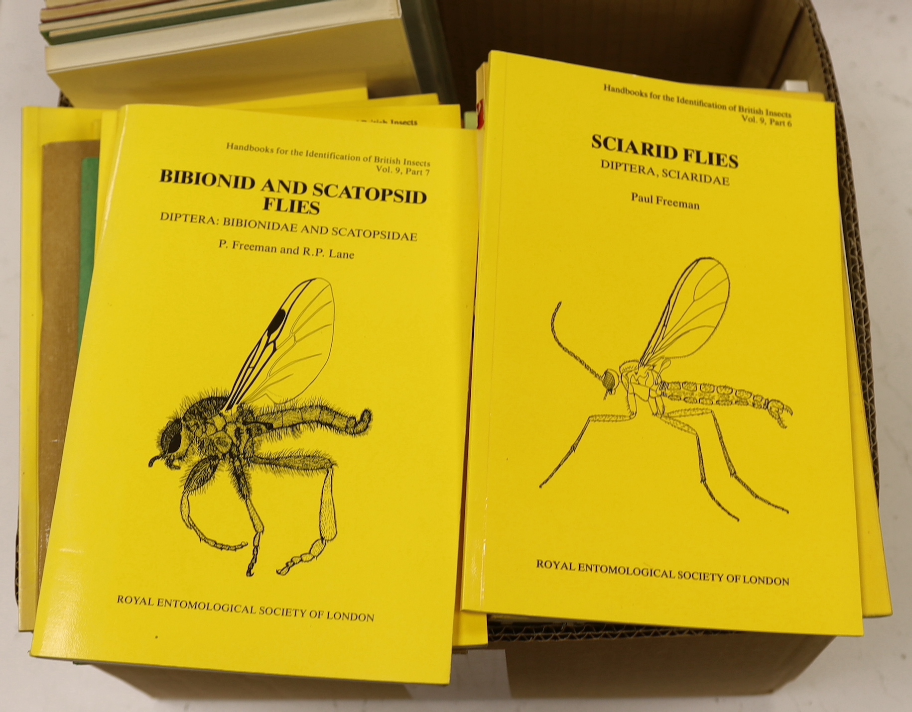 Royal Entomological Society of London - Handbooks for the Identification of British Insects, 41 various. illus., printed wrappers. 1949-86; Freshwater Biological Association - booklets, 19 various. illus., printed wrappe